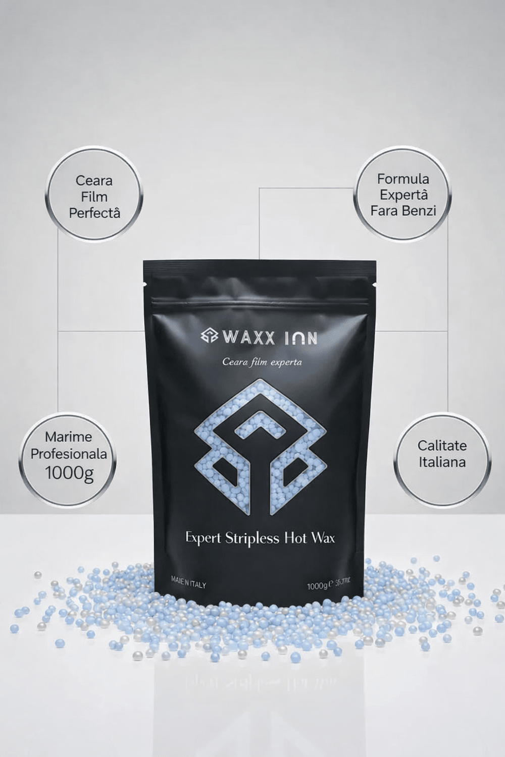 Ceară elastica granule Albastra 1 kg-WaxxInn - Waxx Inn