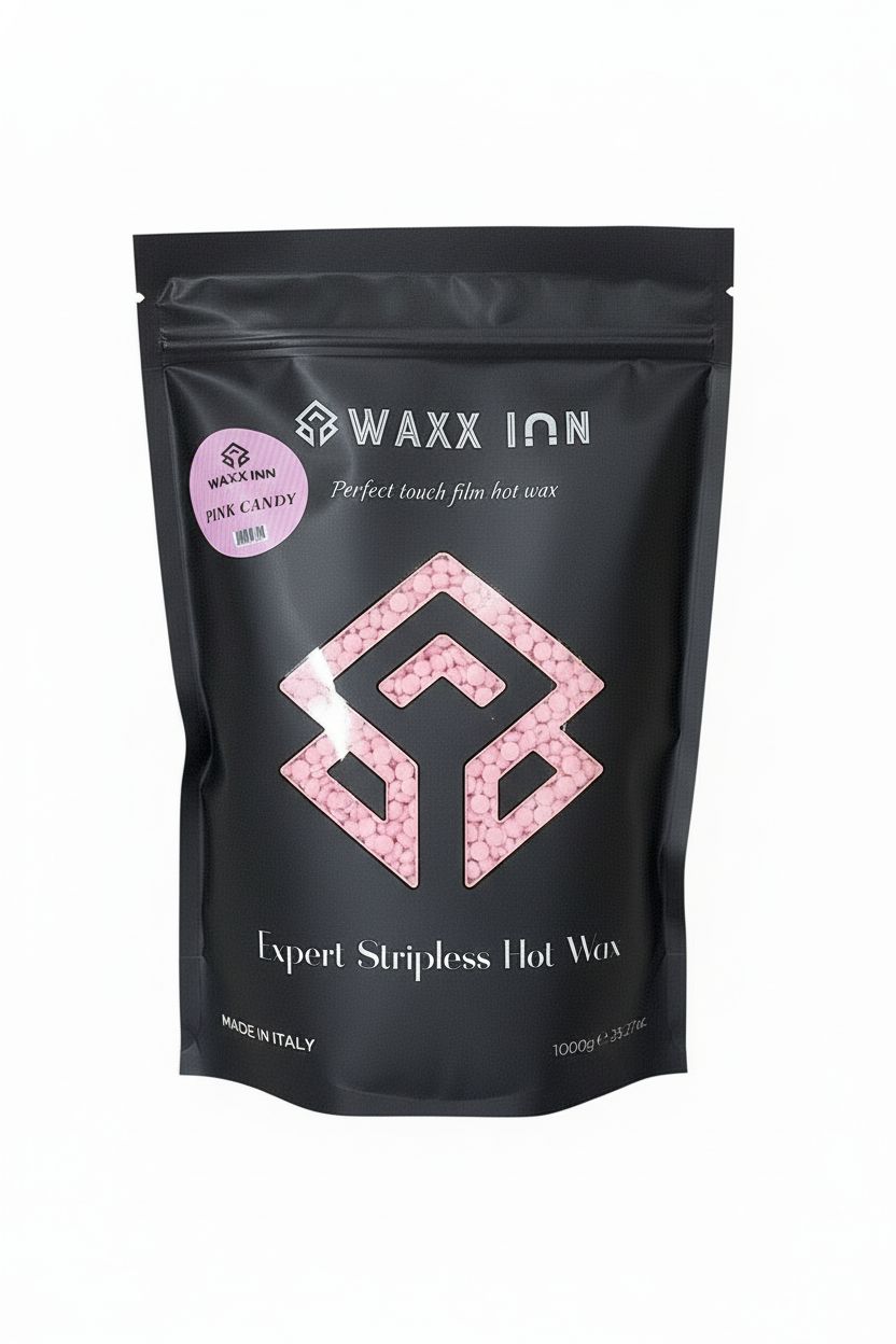 Ceară elastica granule Roz bomboana 1 kg - WaxxInn - Waxx Inn