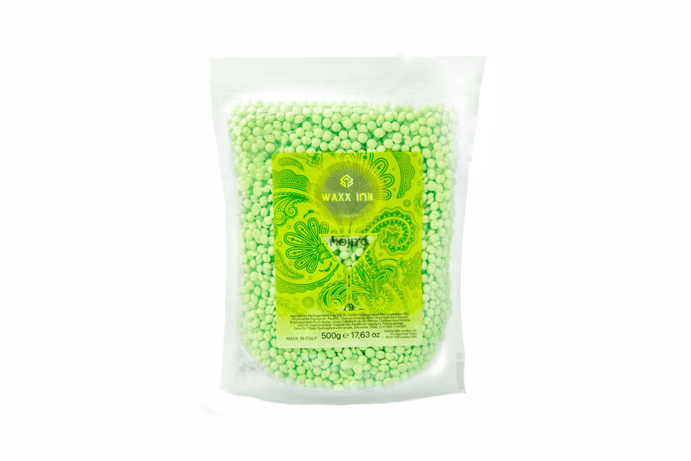 Ceară elastica granule Verde 500g - Waxx Inn