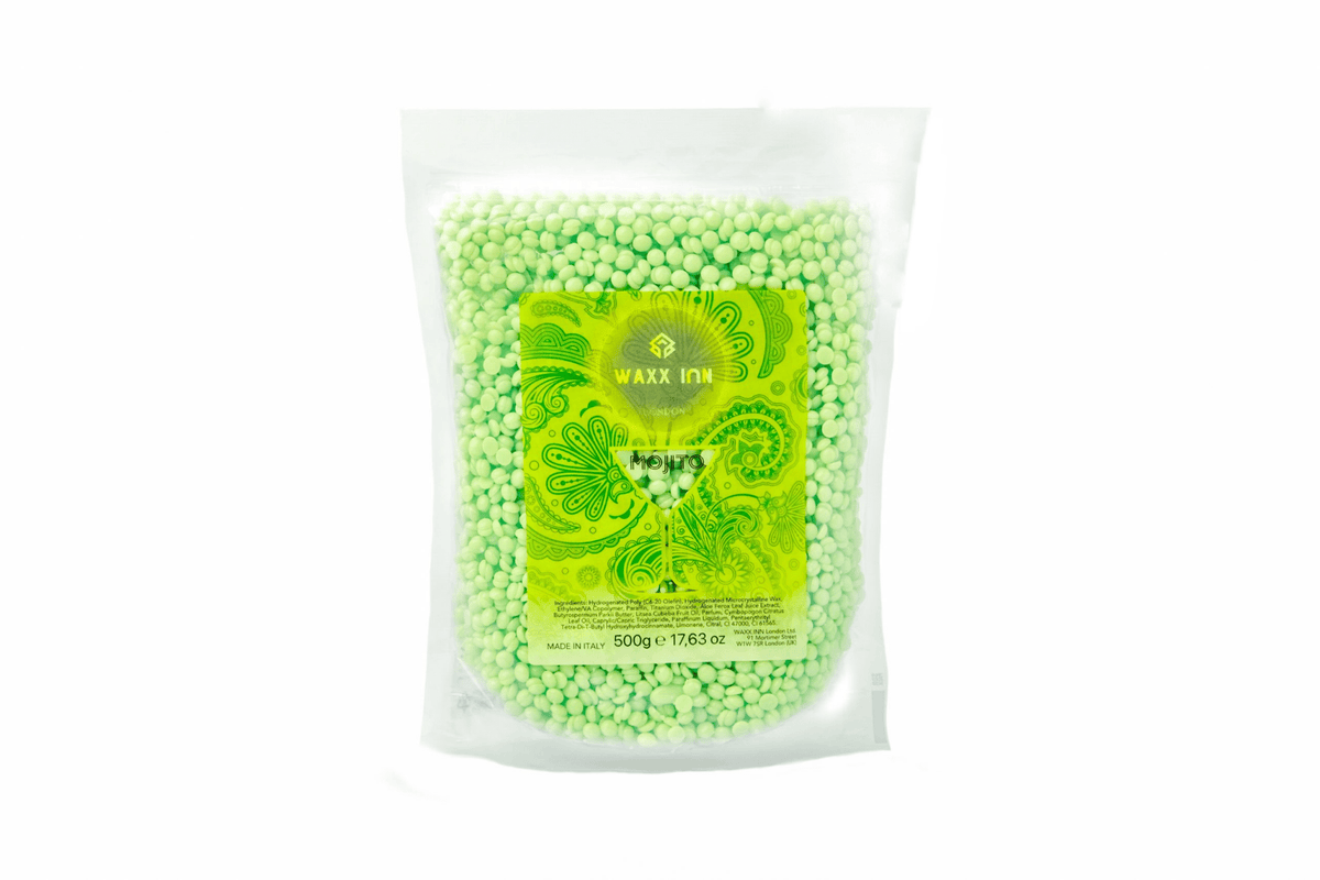 Ceară elastica granule Verde 500g - Waxx Inn