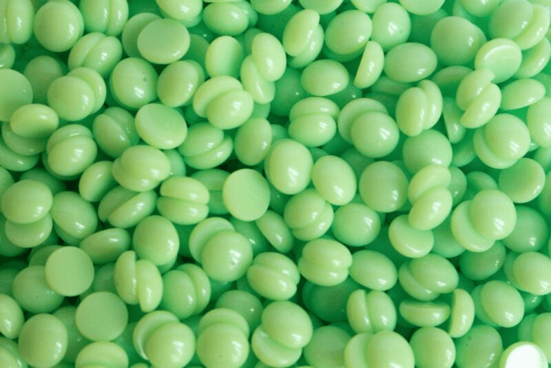 Ceară elastica granule Verde 500g - Waxx Inn